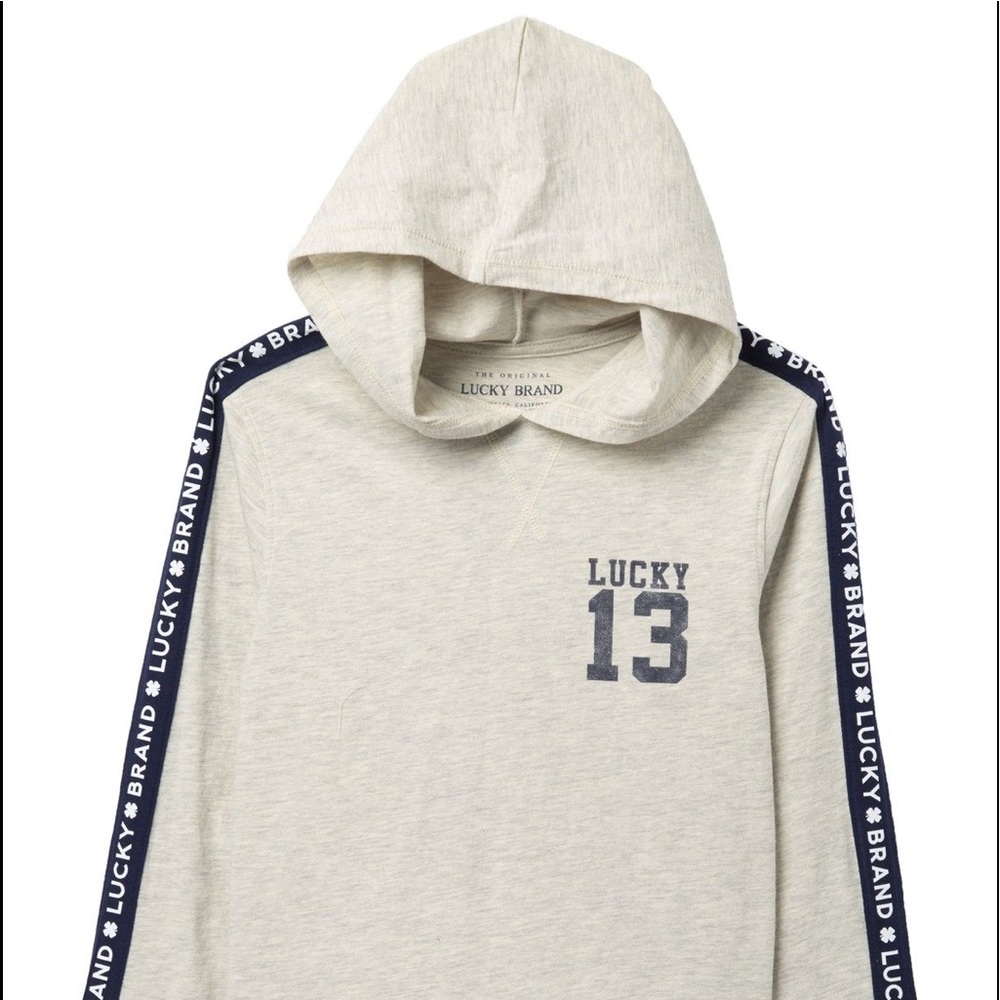 Lucky Brand Kids' Arthur Long Sleeve Hoodie Tshirt